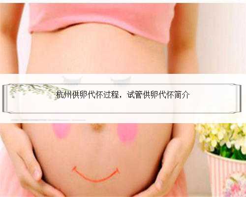 杭州供卵代怀过程，试管